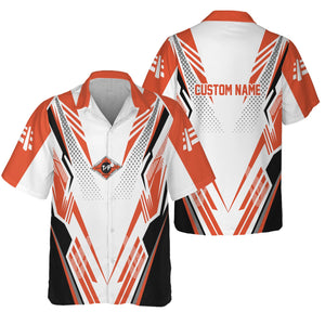 Railspirit Personalized Texas and Pacific Railway Hawaiian Shirt Railroad Tribute Design Train Shirt for Train Lovers