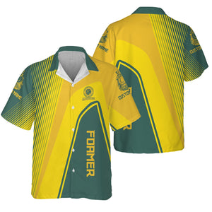 Railspirit Personalized Southern Railway U.S Hawaiian Shirt Vibrant Striking Style SOU Shirt For Rail Enthusiasts