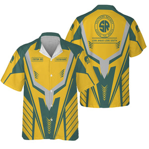 Railspirit Personalized Southern Railway U.S Hawaiian Shirt Workwear-Inspired with Custom Position SOU Train Shirt