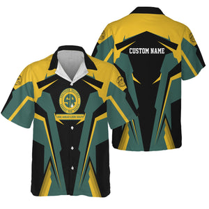 Railspirit Personalized Southern Railway U.S Hawaiian Shirt SOUStrong Line Style Train Unisex Shirt All Over Print