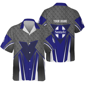 Railspirit Personalized Santa Fe ATSF Railway Hawaiian Shirt Rugged Steel Vibes Atchison, Topeka and Santa Fe Train Shirt All Over Print