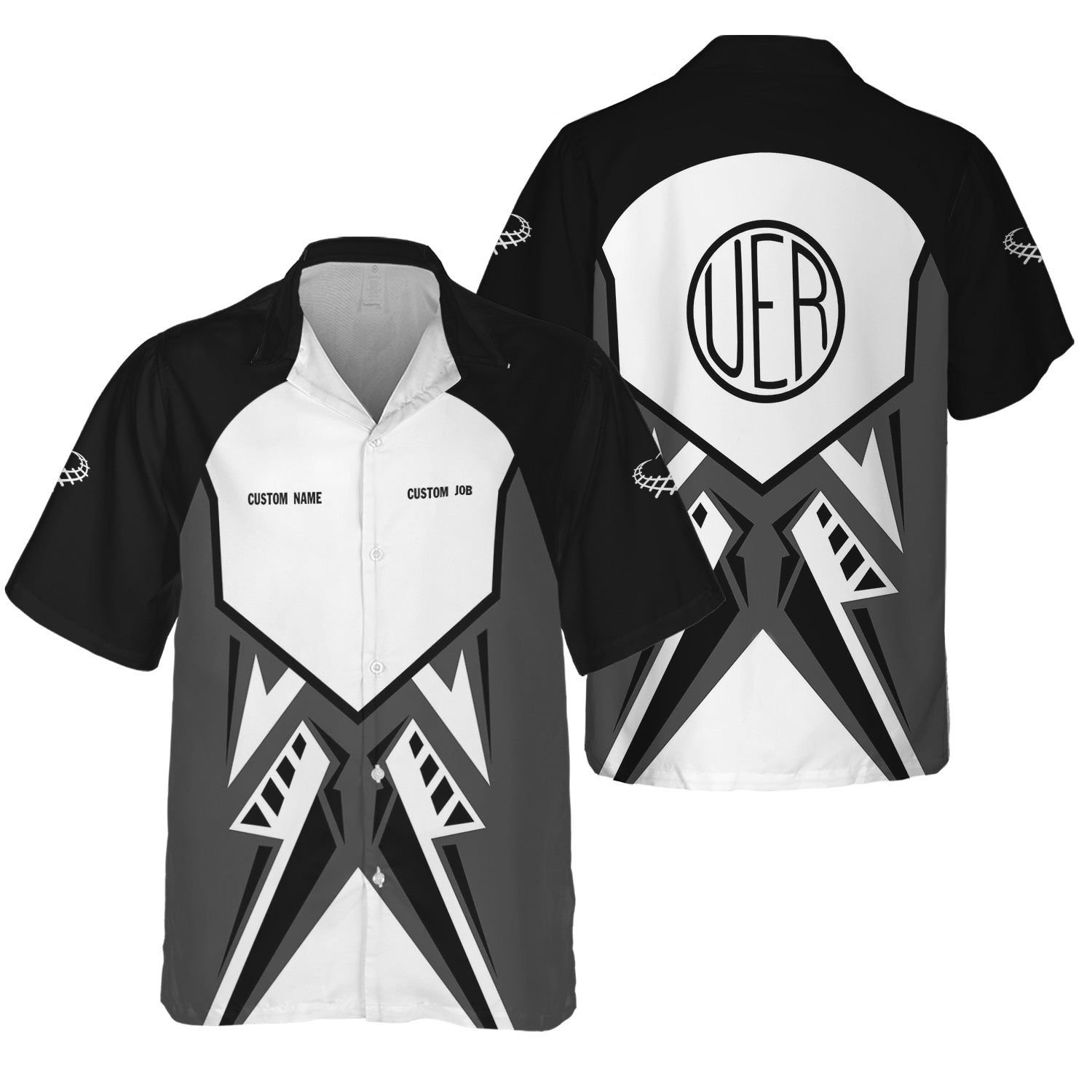 Railspirit Personalized Union Electric Railway Hawaiian Shirt Vibriant Style with Custom Position Train Shirt