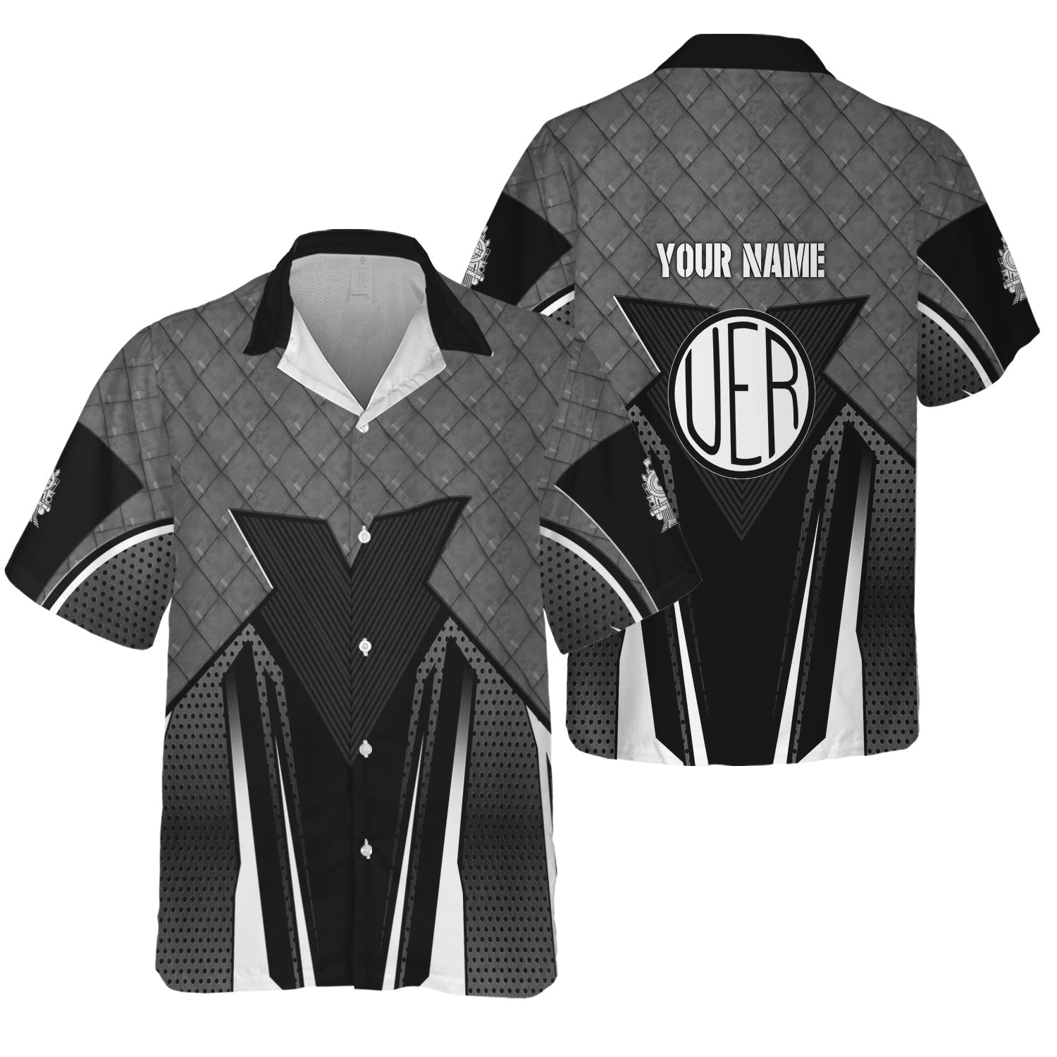 Railspirit Personalized Union Electric Railway Hawaiian Shirt Rugged Steel Vibes Train Shirt All Over Print