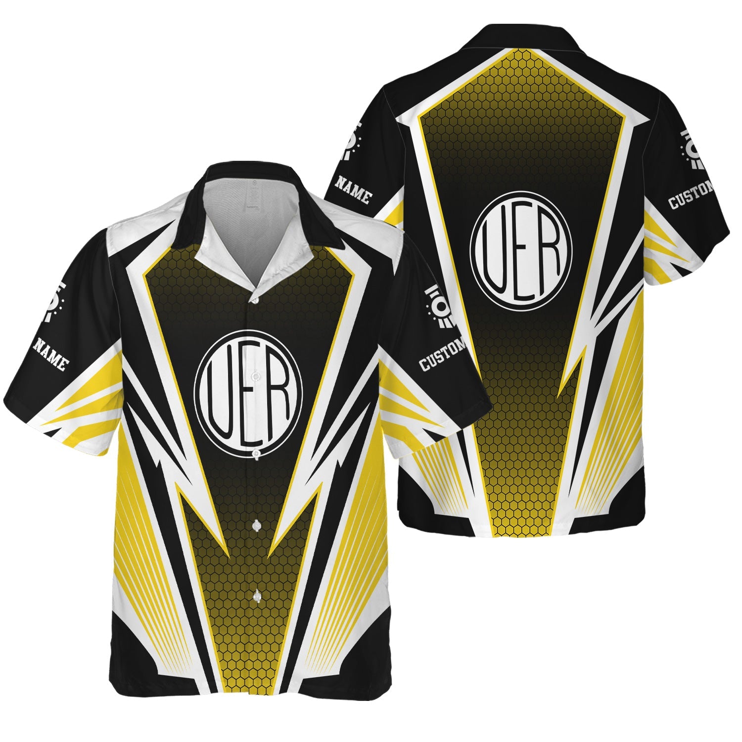 Railspirit Personalized Union Electric Railway Hawaiian Shirt Lightning Graphic Style Shirt Gift Idea For Train Lover