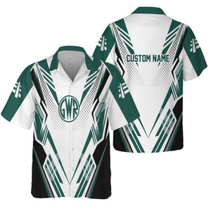 Railspirit Personalized Great Western Railway Hawaiian Shirt Railroad Tribute Design Train Shirt for Train Lovers