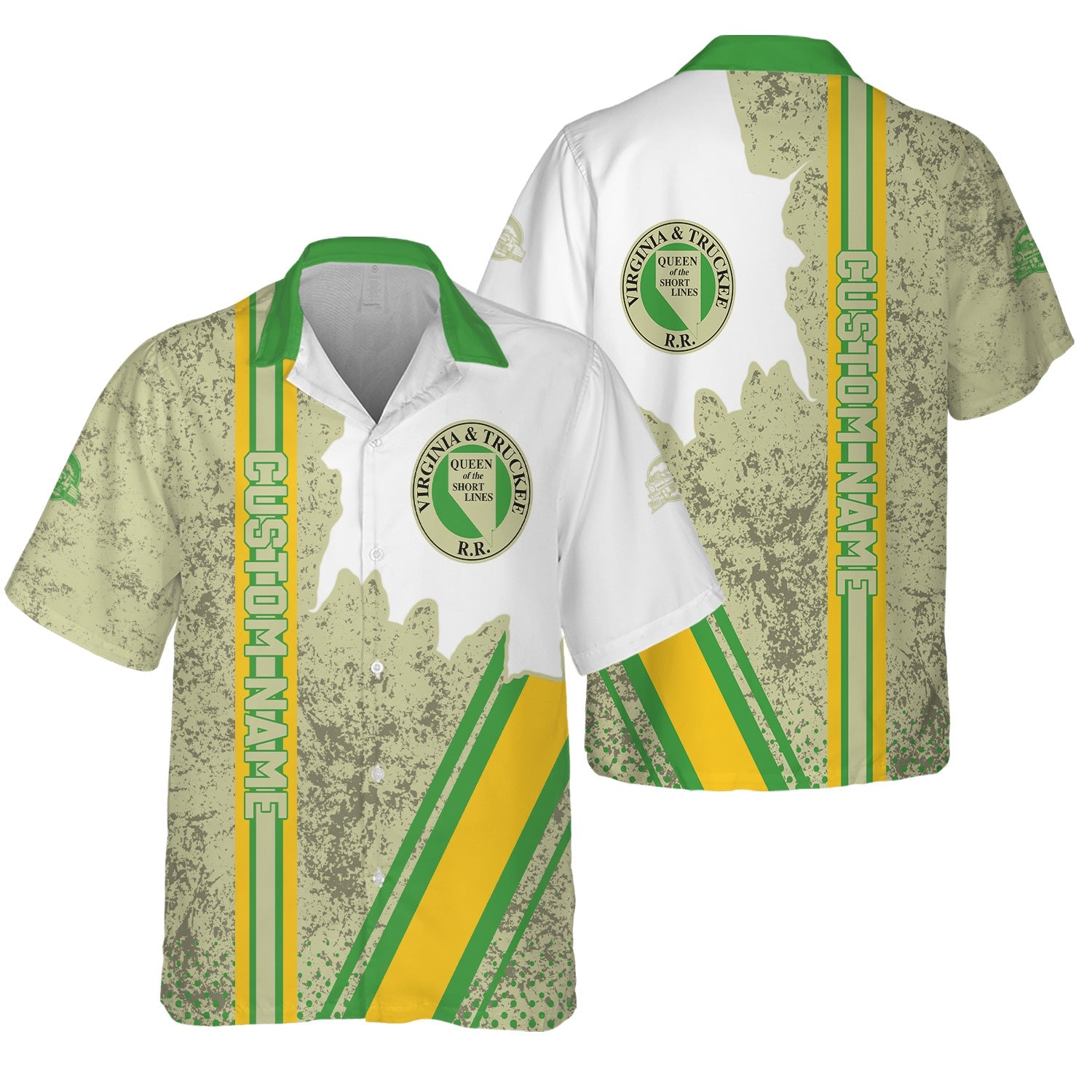 Railspirit Personalized Virginia & Truckee Railroad Hawaiian Shirt All Over Printed Unisex Shirt