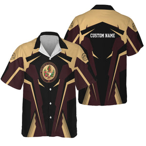 Railspirit Personalized London, Midland and Scottish Railway Hawaiian Shirt Strong Line Style Train Unisex Shirt All Over Print