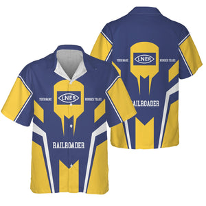 Railspirit Personalized London and North Eastern Railway Hawaiian Shirt Custom Year Railroader Shirt Gift Idea For Train Lover