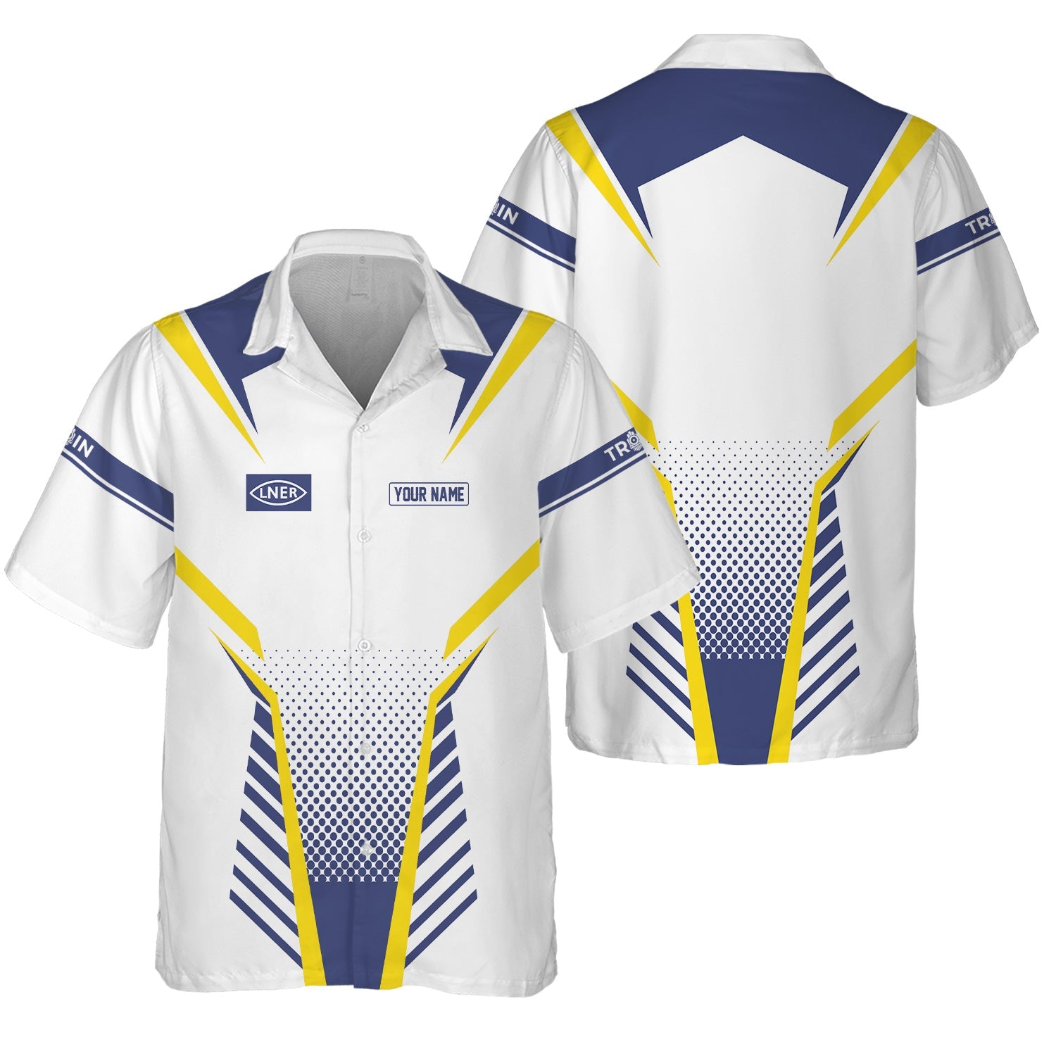 Railspirit Personalized London and North Eastern Railway Hawaiian Shirt Unisex Train Shirt All Over Print