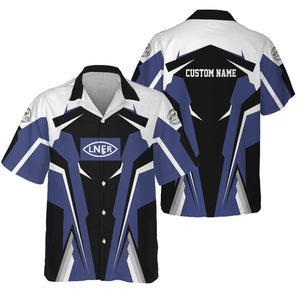 Railspirit Personalized London and North Eastern Railway Hawaiian Shirt Strong Line Style Train Unisex Shirt All Over Print