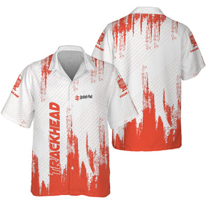 Railspirit Personalized British Railway Hawaiian Shirt Paint Impact Design Train Shirt for Trackhead
