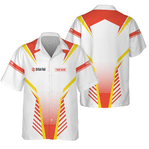 Railspirit Personalized British Railway Hawaiian Shirt Unisex Train Shirt All Over Print