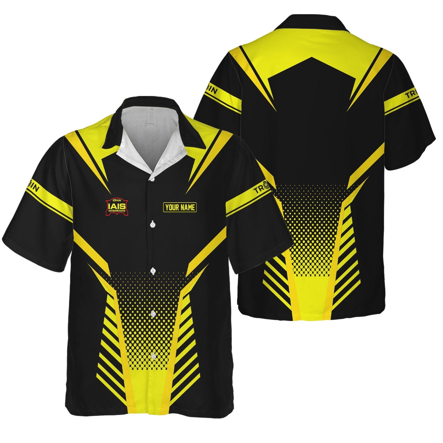 Railspirit Personalized Iowa Interstate Railroad Hawaiian Shirt Unisex IAIS Train Shirt All Over Print