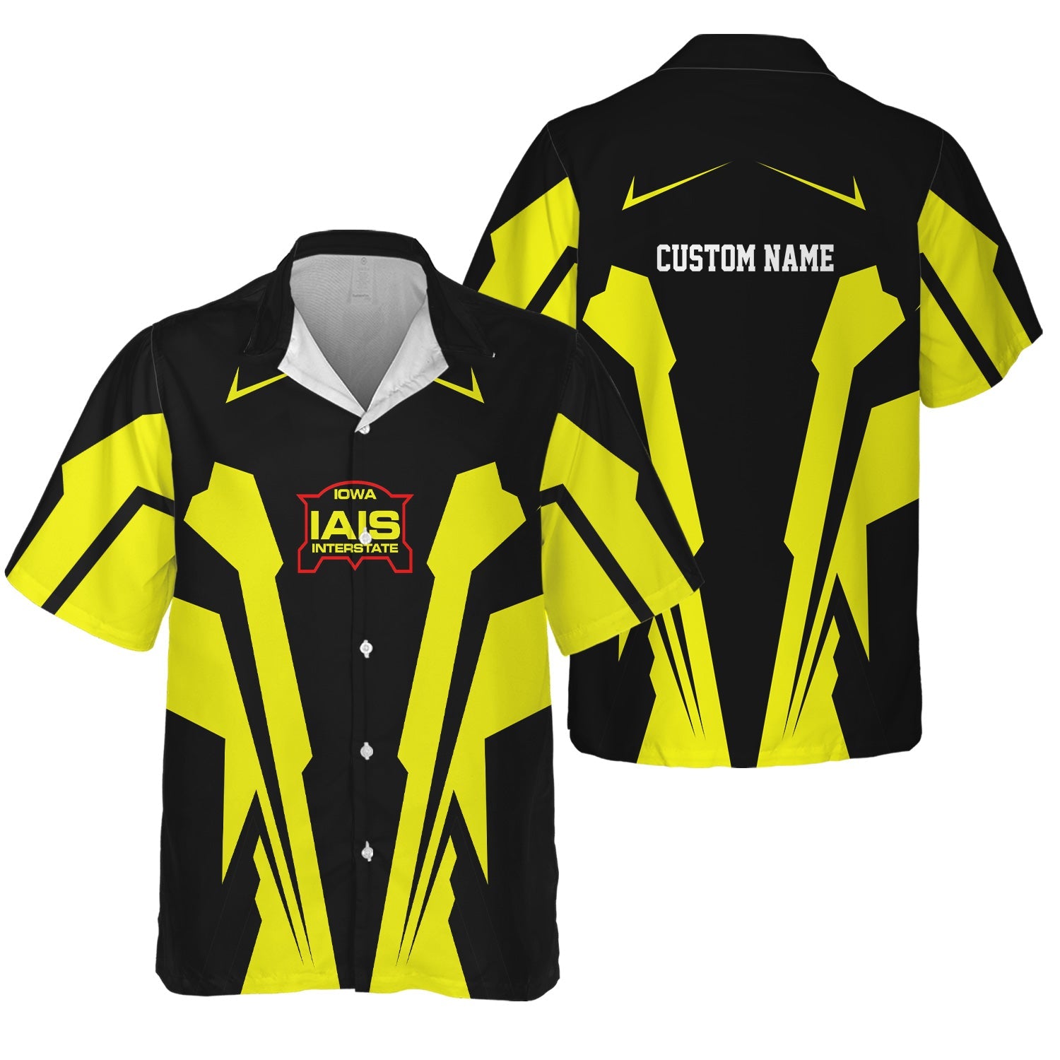 Railspirit Personalized Iowa Interstate Railroad Hawaiian Shirt IAISStrong Line Style Train Unisex Shirt All Over Print