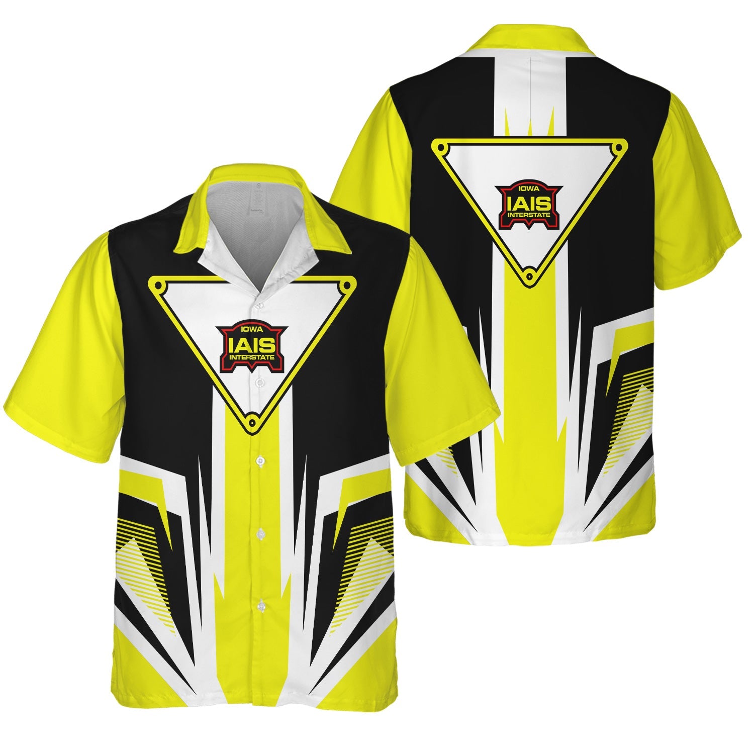 Railspirit Iowa Interstate Railroad Hawaiian Shirt Bold Graphic Style IAIS All Over Printed Shirt