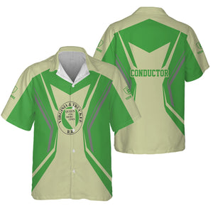 Railspirit Personalized Virginia & Truckee Railroad Hawaiian Shirt Unique Style with Custom Job Train Shirt