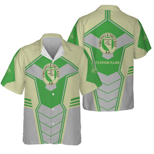 Railspirit Personalized Virginia & Truckee Railroad Hawaiian Shirt Engine-Inspired Style Train Shirt for Railroad Fanatic