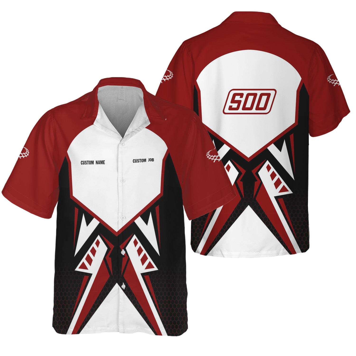 Railspirit Personalized Soo Line Railroad Hawaiian Shirt Vibriant Style with Custom Position Train Shirt