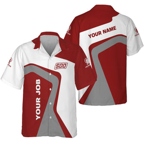 Railspirit Personalized Soo Line Railroad Hawaiian Shirt Unique Design with Custom Job Position Train Shirt