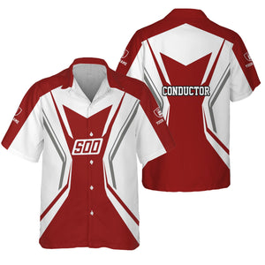 Railspirit Personalized Soo Line Railroad Hawaiian Shirt Unique Style with Custom Job Train Shirt