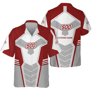 Railspirit Personalized Soo Line Railroad Hawaiian Shirt Engine-Inspired Style Train Shirt for Railroad Fanatic