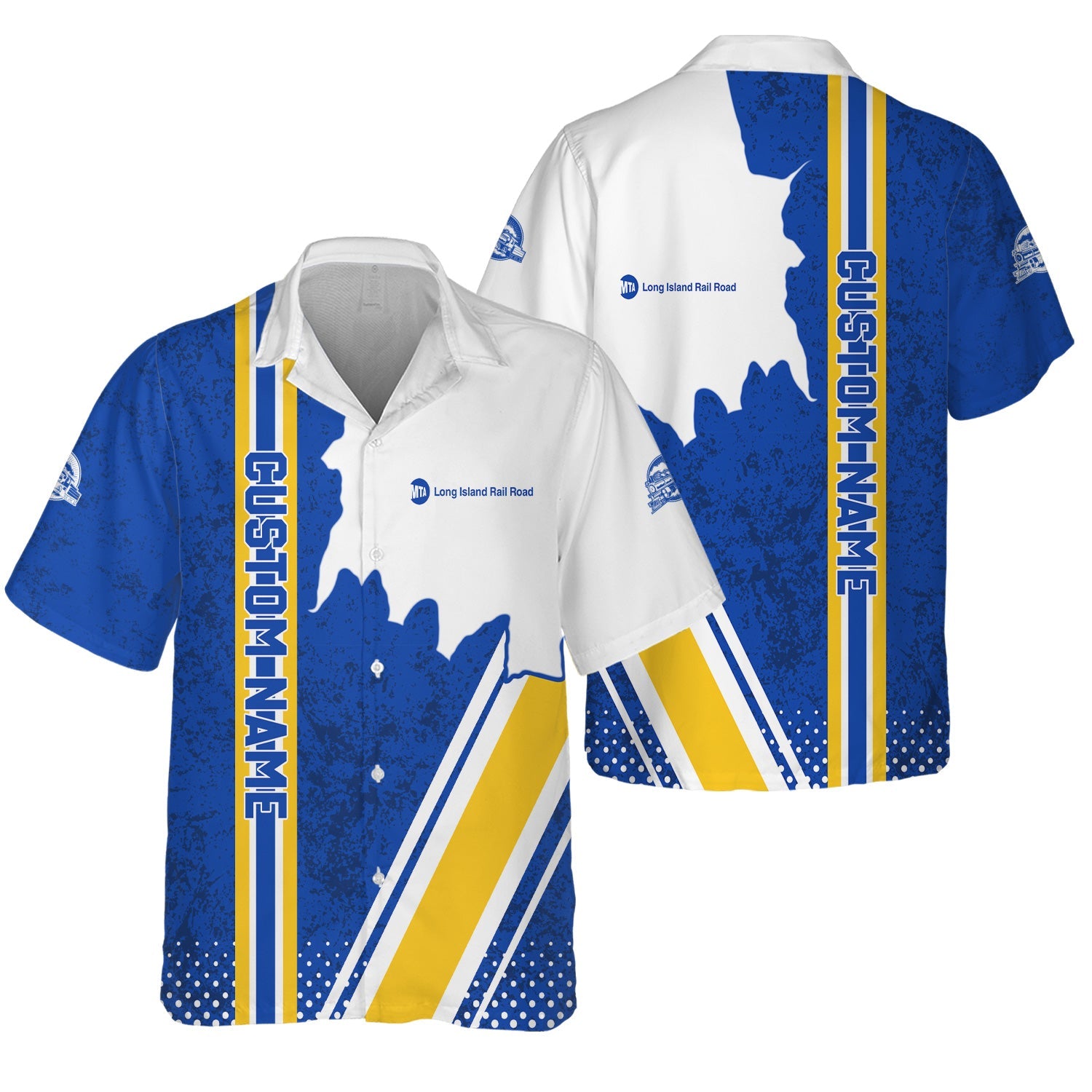 Railspirit Personalized Long Island Railroad Hawaiian Shirt All Over Printed Unisex Shirt