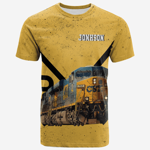 Railspirit Personalized Csx Railroad Crossing T Shirt All Over Print