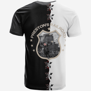 Railspirit Big Boys Railroad Train T Shirt All Over Print Gift For Train Lovers