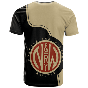 Railspirit Personalized Norfolk and Western Railway T Shirt All Over Print
