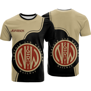 Railspirit Personalized Norfolk and Western Railway T Shirt All Over Print