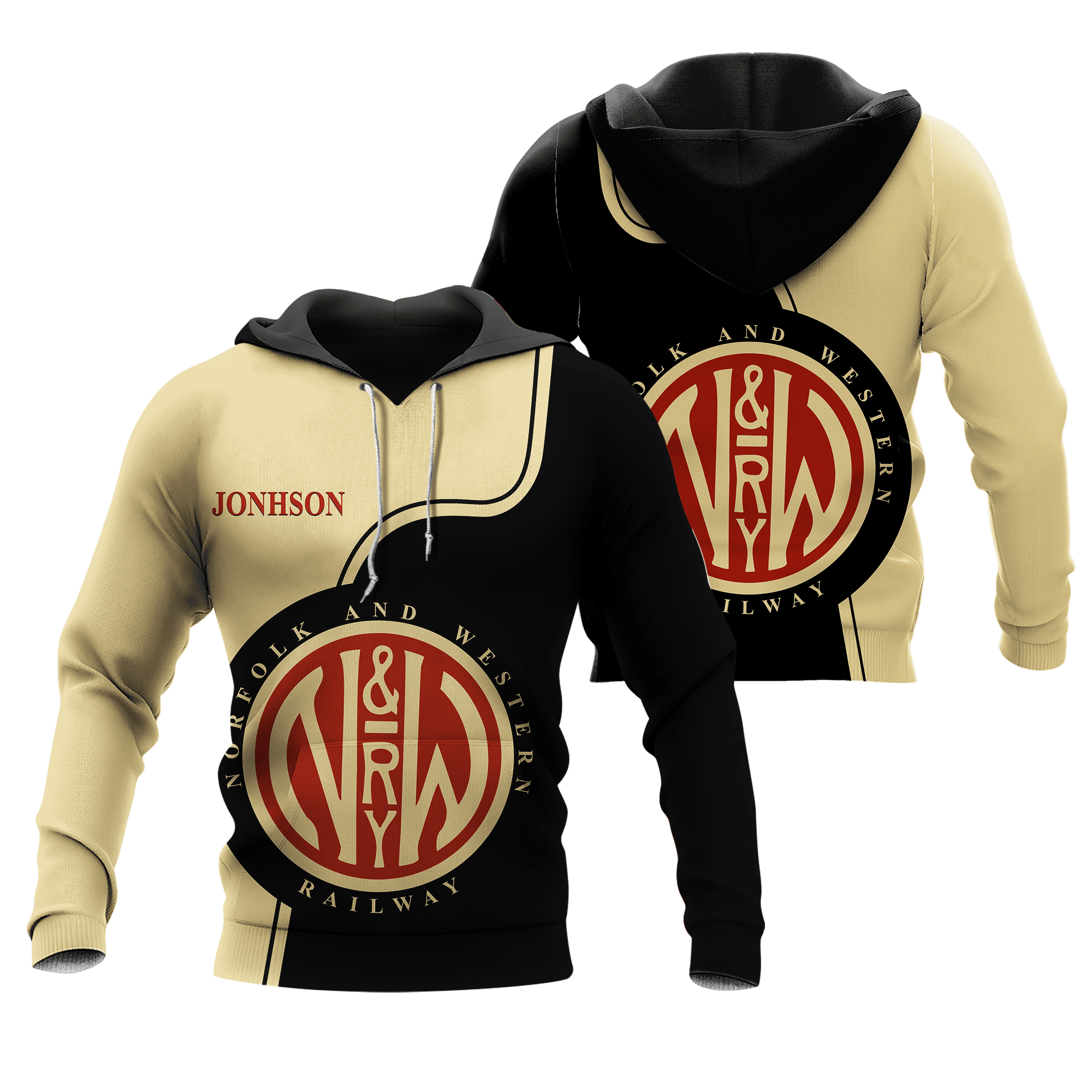 Railspirit Personalized Ns Norfolk Southern Railway Hoodie All Over Print