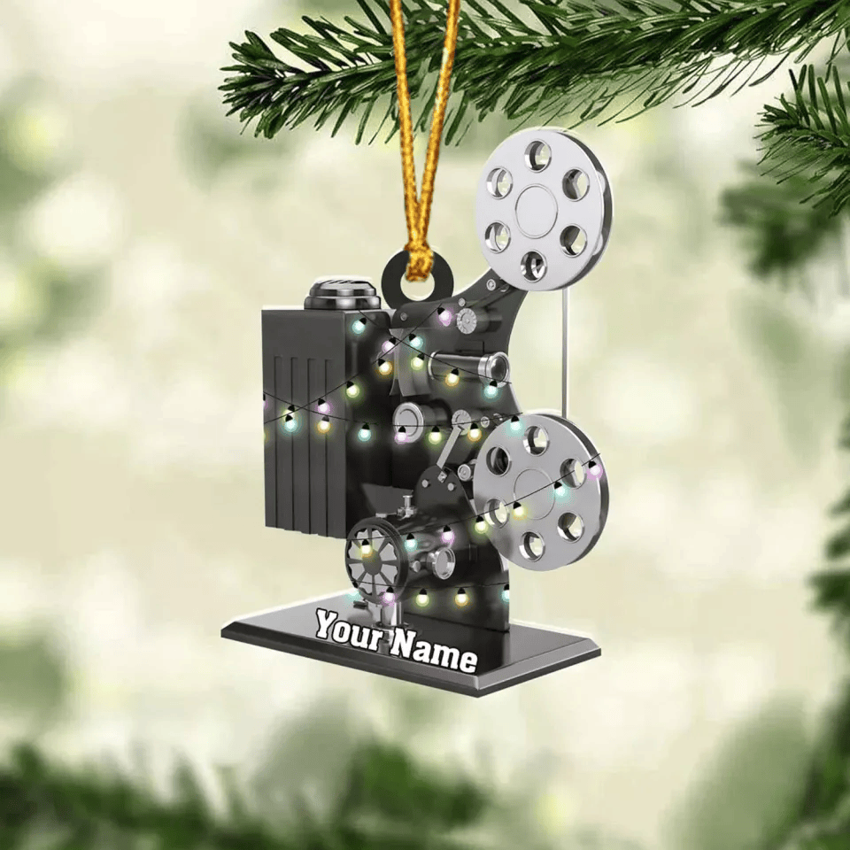 Personalized Film Clapboard Ornament Movie Clapper Christmas Ornaments, Christmas Tree Decoration 2025