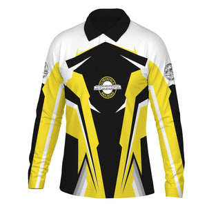 Railspirit Personalized Clinchfield Railroad Long Sleeve Polo Shirt Strong Line Train Long Sleeve Polo Shirt Gift Idea For Train Lover