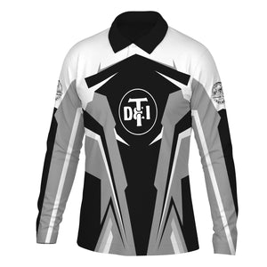 Railspirit Personalized Detroit Toledo And Ironton Railroad Long Sleeve Polo Shirt Strong Line Train Long Sleeve Polo Shirt Gift Idea For Train Lover