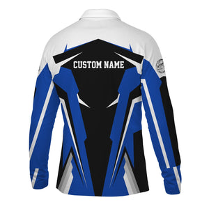 Railspirit Personalized Long Island Railroad Long Sleeve Polo Shirt Strong Line Train Long Sleeve Polo Shirt Gift Idea For Train Lover