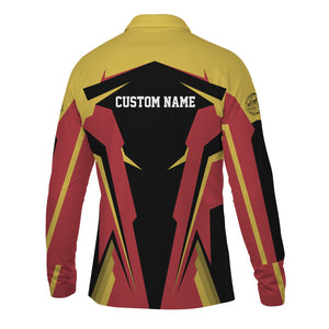 Railspirit Personalized Florida East Coast Railway Long Sleeve Polo Shirt Strong Line Train Long Sleeve Polo Shirt Gift Idea For Train Lover