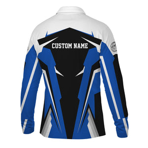 Railspirit Personalized Conrail Railroad Long Sleeve Polo Shirt Strong Line Train Long Sleeve Polo Shirt Gift Idea For Train Lover