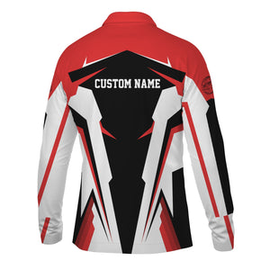 Railspirit Personalized Seaboard Air Line Railroad Long Sleeve Polo Shirt Strong Line Train Long Sleeve Polo Shirt Gift Idea For Train Lover