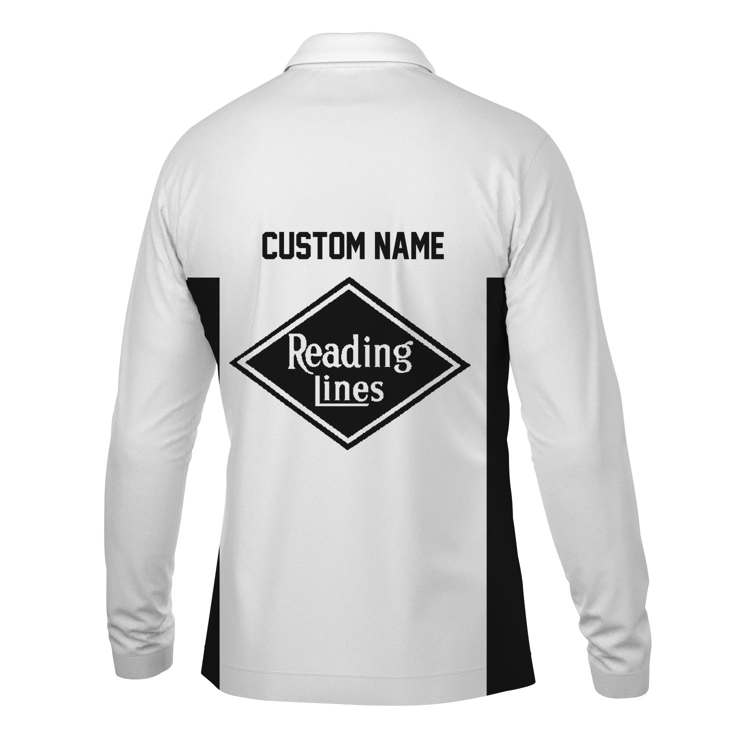 Railspirit Custom Name Reading Railroad Long Sleeve Polo Shirt Yes I Need All Those Train Printed Shirt