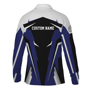 Railspirit Personalized B&O Great States Railroad Long Sleeve Polo Shirt Strong Line Train Long Sleeve Polo Shirt Gift Idea For Train Lover