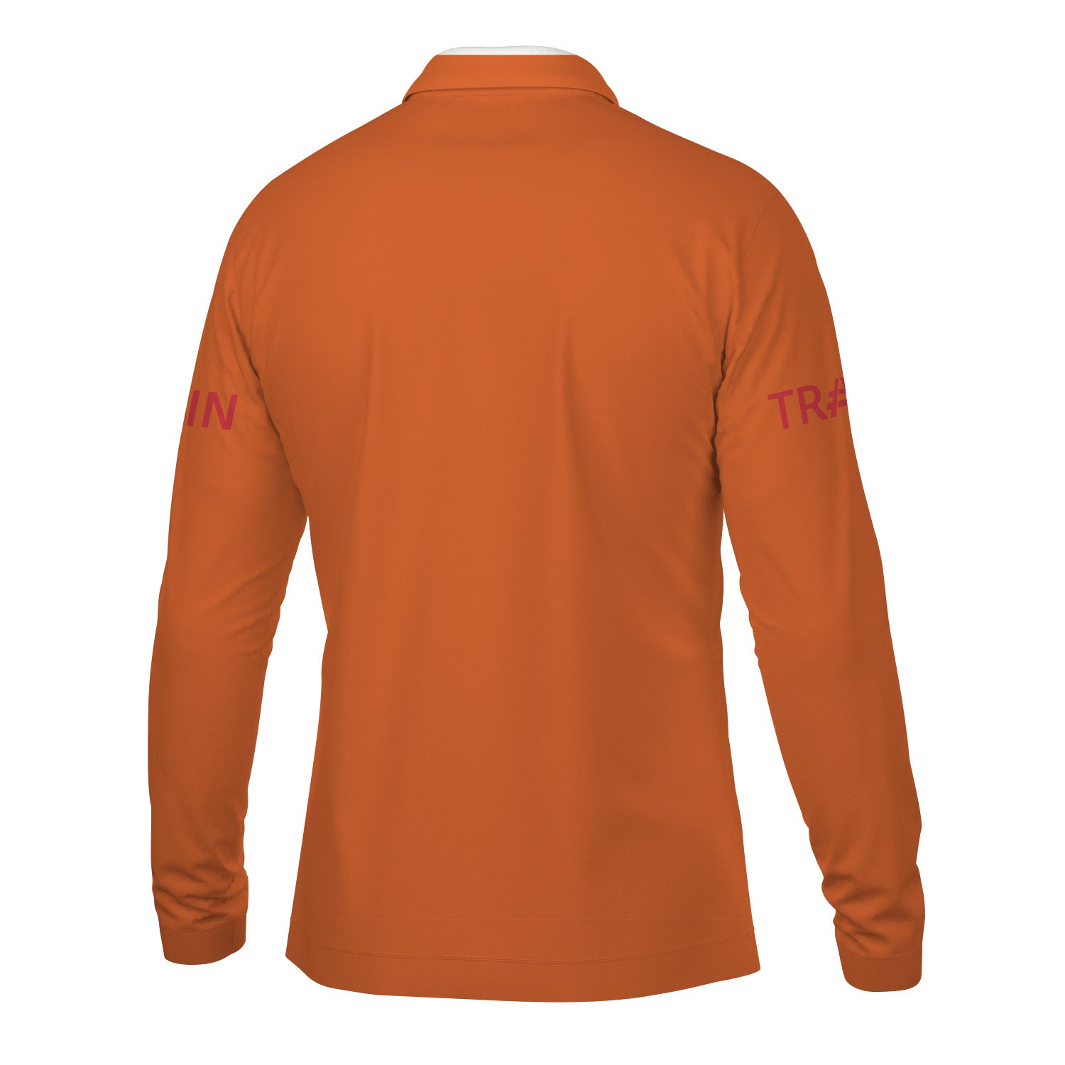 Railspirit Custom Name Pacific Electric Railroad Long Sleeve Polo Shirt Railroad Crossing Sign Printed Shirt