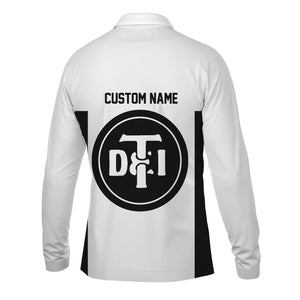Railspirit Custom Name Detroit Toledo And Ironton Railroad Long Sleeve Polo Shirt Yes I Need All Those Train Printed Shirt