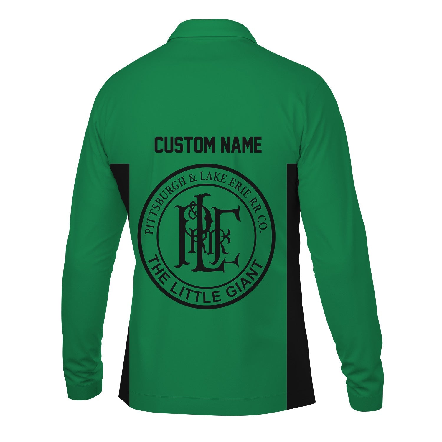 Railspirit Custom Name Pittsburgh And Lake Erie Railroad Long Sleeve Polo Shirt Yes I Need All Those Train Printed Shirt