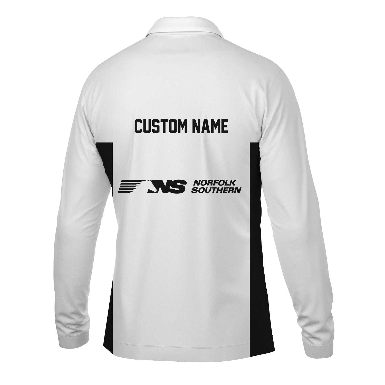 Railspirit Custom Name Norfolk Southern Railway Long Sleeve Polo Shirt Yes I Need All Those Train Printed Shirt