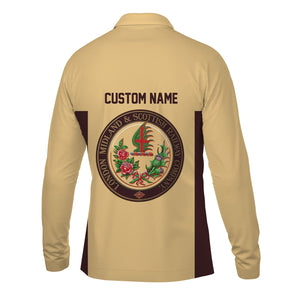 Railspirit Custom Name London, Midland and Scottish Railway Long Sleeve Polo Shirt Yes I Need All Those Train Printed Shirt
