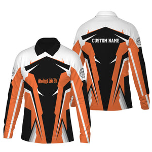 Railspirit Personalized Wheeling And Lake Erie Railroad Long Sleeve Polo Shirt Strong Line Train Long Sleeve Polo Shirt Gift Idea For Train Lover