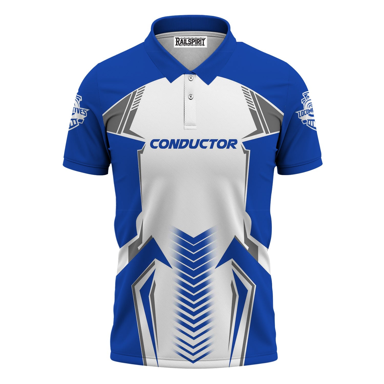 Railspirit Personalized Long Island Railroad Polo Shirt Standout Style with Custom Position Train Shirt