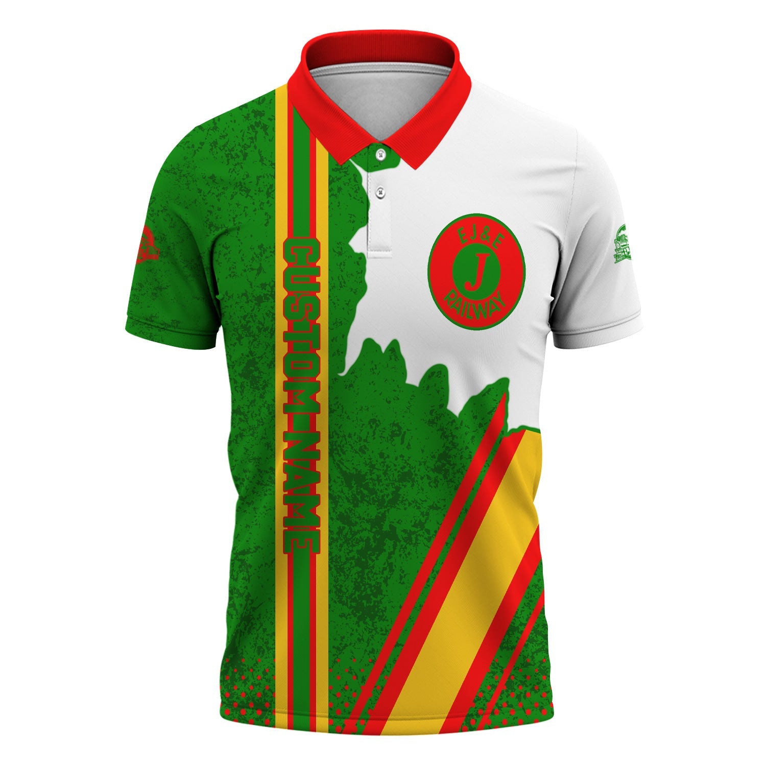 Railspirit Personalized Elgin Joliet And Eastern Railroad Polo Shirt All Over Printed Unisex Shirt