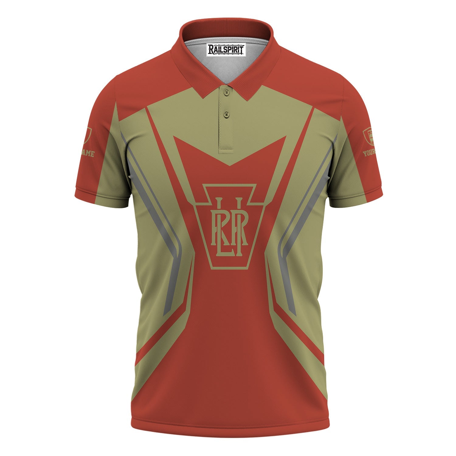 Railspirit Personalized Long Island Railroad Polo Shirt Unique Style with Custom Job Train Shirt