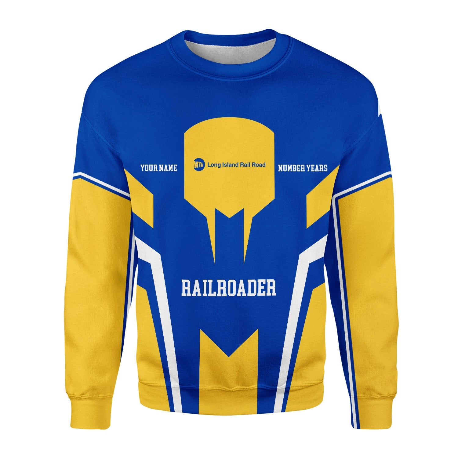 Railspirit Personalized Long Island Railroad Sweatshirt Custom Year Railroader Shirt Gift Idea For Train Lover